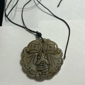 Lucky bat jade pendant